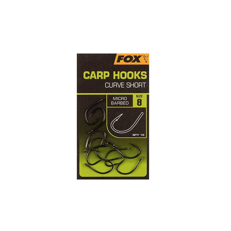 Fox Carp Hooks Curve Shank Short 1 Fox Carp Hooks Curve Shank Short