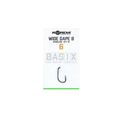 Korda Basix Wide Gape Hooks Barbless 10 Korda Basix Wide Gape Hooks Barbless -Fox Winkel 1540978Korda Basix Wide Gape Hooks Barbless 3