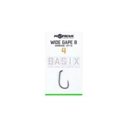 Korda Basix Wide Gape Hooks Barbless 13 Korda Basix Wide Gape Hooks Barbless -Fox Winkel 1540981Korda Basix Wide Gape Hooks Barbless 6