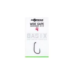 Korda Basix Wide Gape Hooks Barbed -Fox Winkel 1541003Korda Basix Wide Gape Hooks Barbed 4