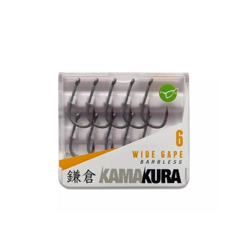 Korda Kamakura Wide Gape Barbless Hook 1 Korda Kamakura Wide Gape Barbless Hook